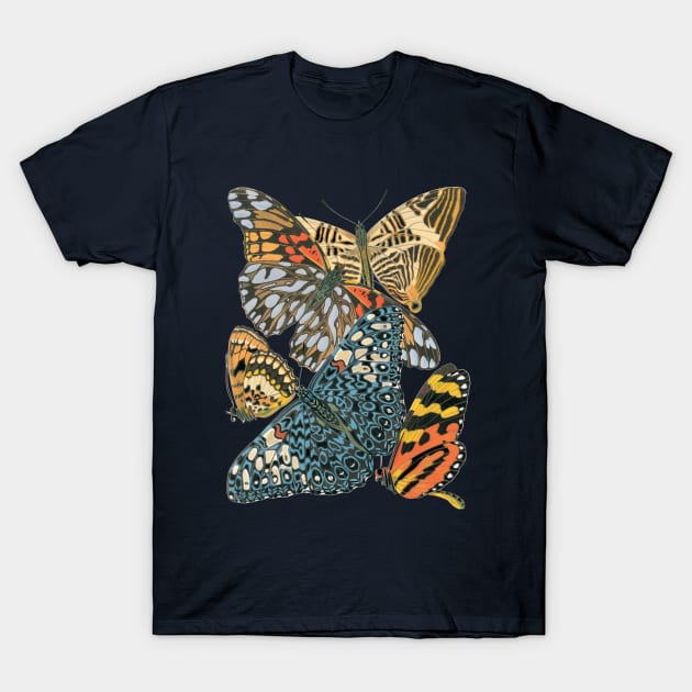 Butterflies by Emile Allain Séguy T-Shirt by MasterpieceCafe